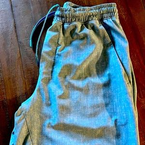 Mens Lululemon Linerless Pacebreaker Blue EUC shorts- Sz M 7in